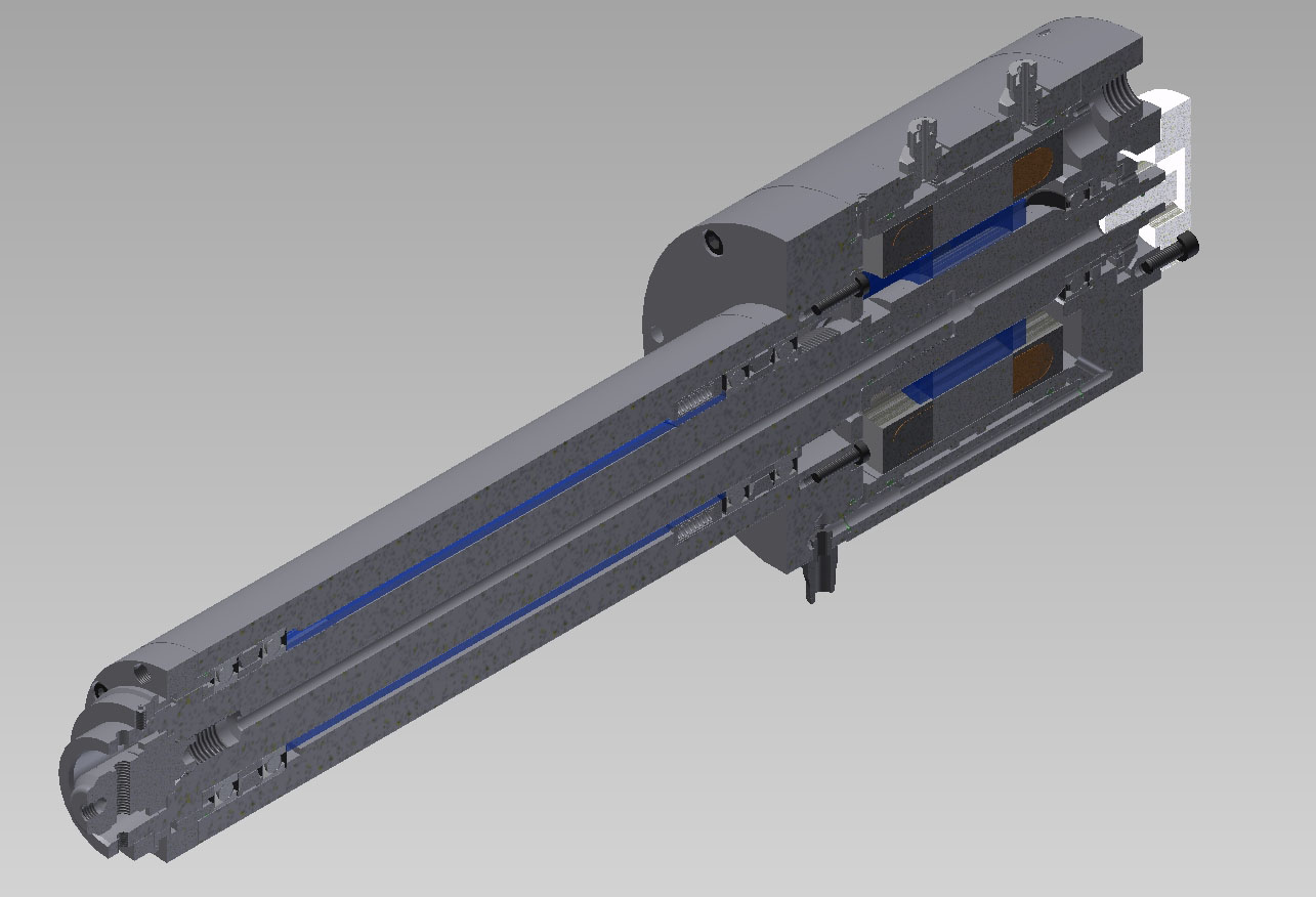 Motorspindel im Schnitt