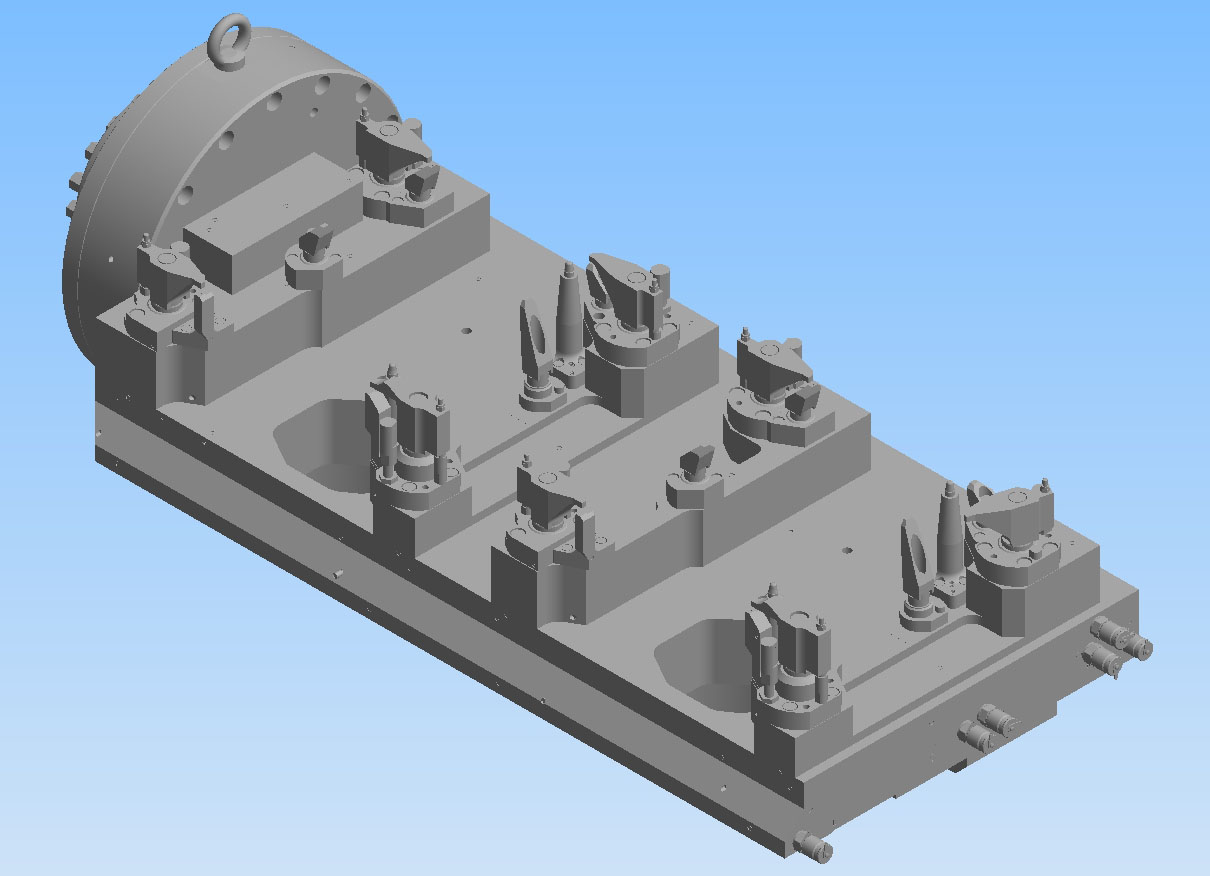 Vorrichtung für Inversmaschine, Ölwannenbearbeitung